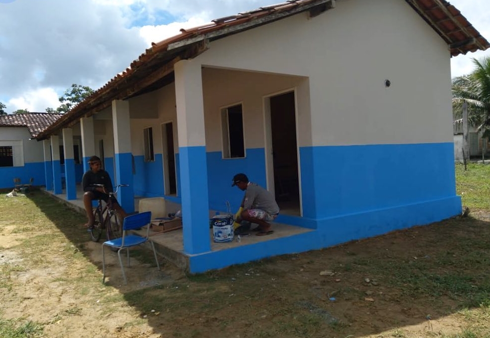 Nas cores da Campanha escolas começam a ser reformadas no Litoral e Zona Rural de Esplanada
