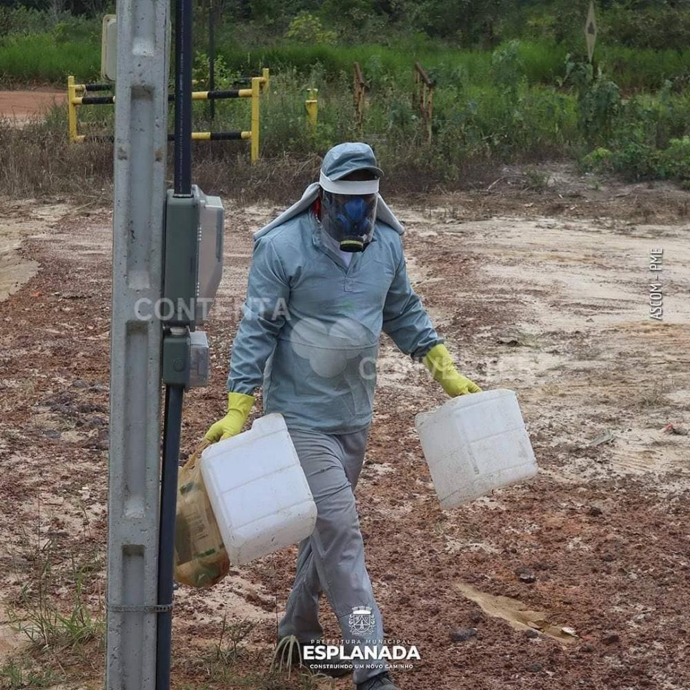 Secretaria de Meio Ambiente realiza coleta de embalagens de defensivos agrícolas no Assentamento Malombê