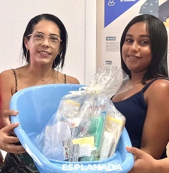 Gestantes cadastradas no CRAS comemoram recebimento de benefício pelo Governo Nandinho da Serraria 