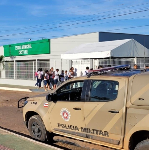 PM continua ronda nas escolas de Esplanada, Cardeal da Silva e Entre Rios