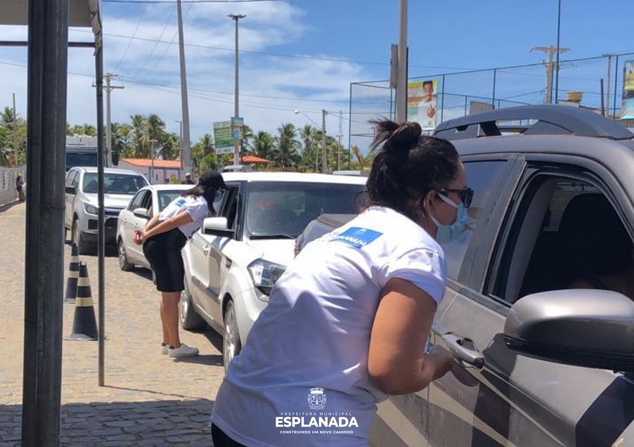 Prefeitura de Esplanada realiza Blitz da Prevenção na praia de Baixio