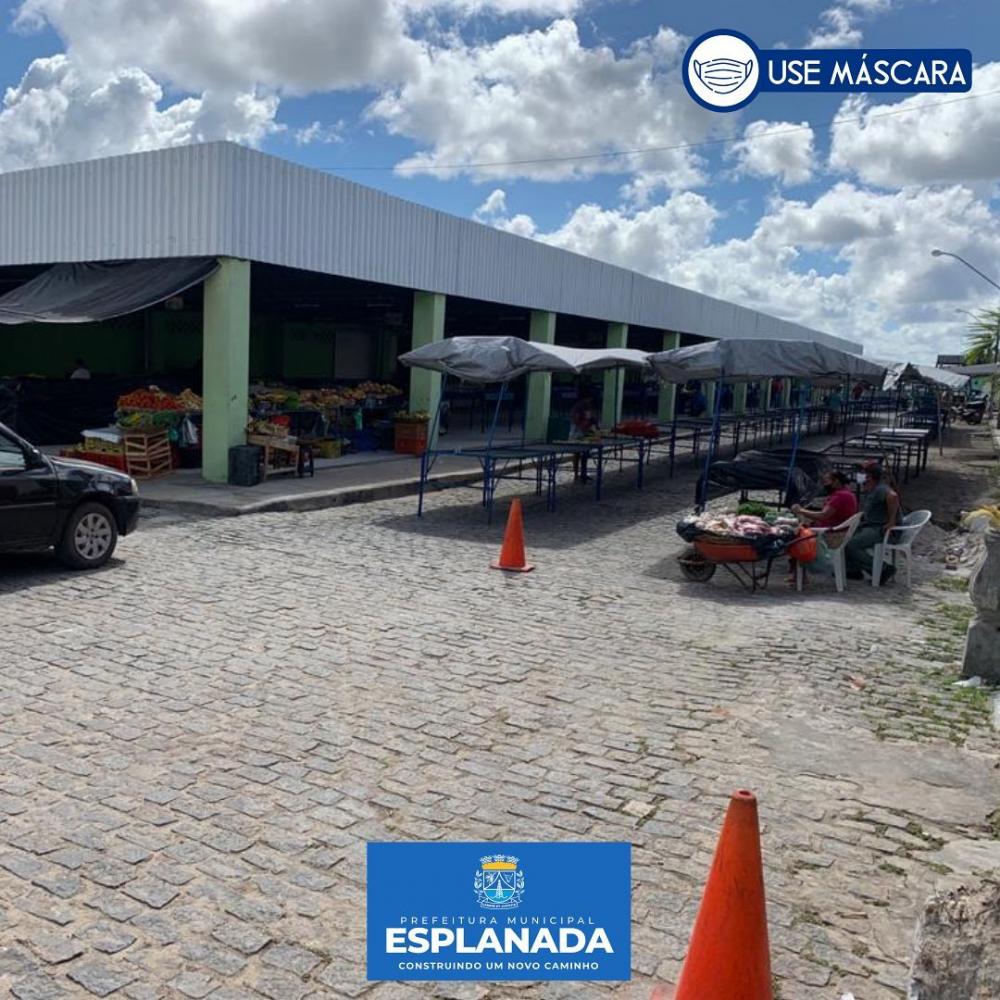 Nova mudança: Próxima feira do centro de Esplanada acontecerá na quinta-feira