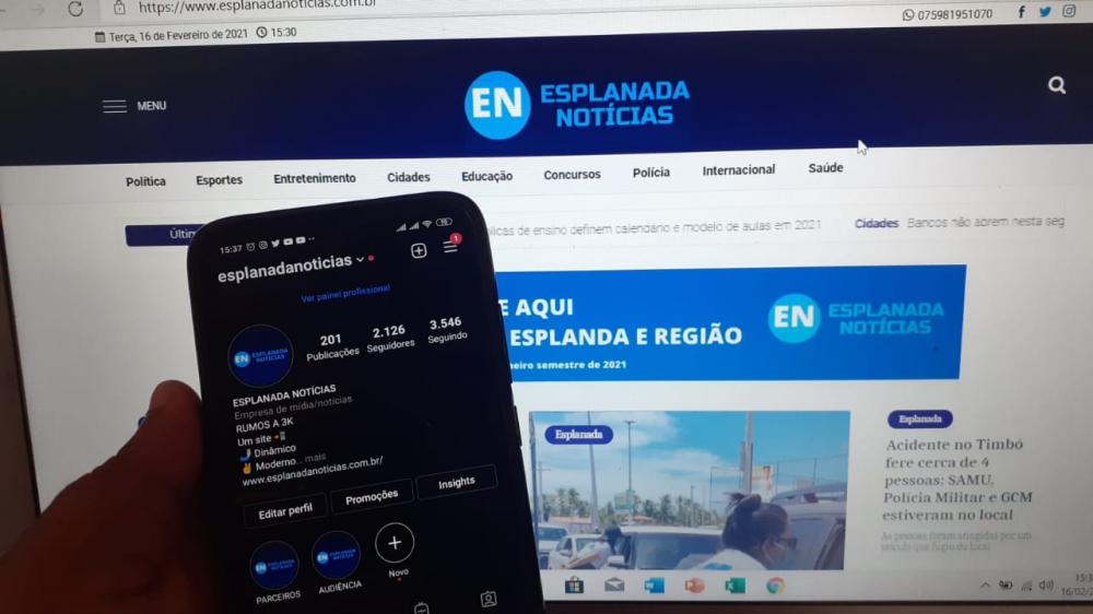 Esplanada Notícias fecha trimestre com 904.648 mil visualizações