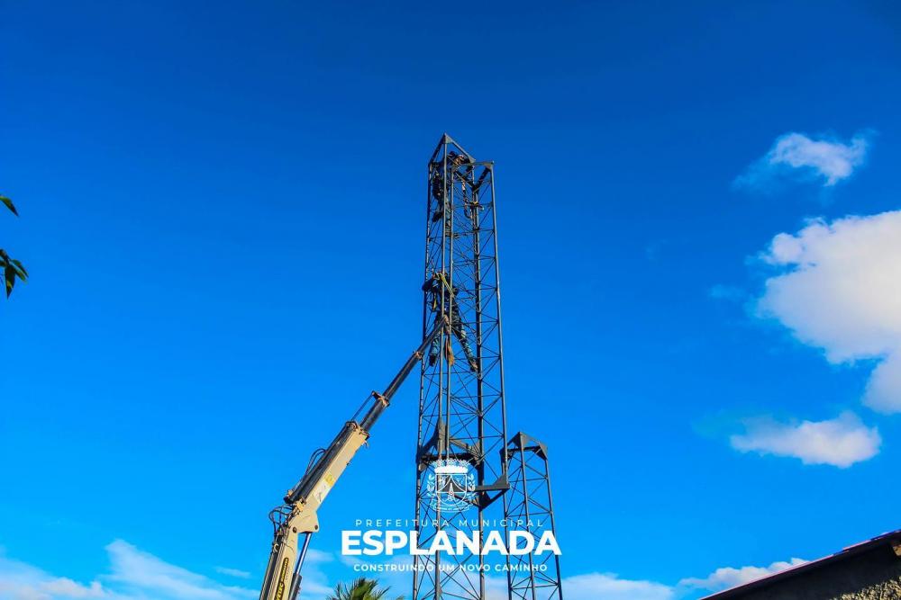 Prefeitura de Esplanada inicia instalação de sistema de comunicação via rádio para a Saúde; Entenda