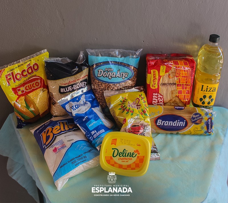 Prefeitura de Esplanada inicia distribuição de kits da Merenda Escolar no São José