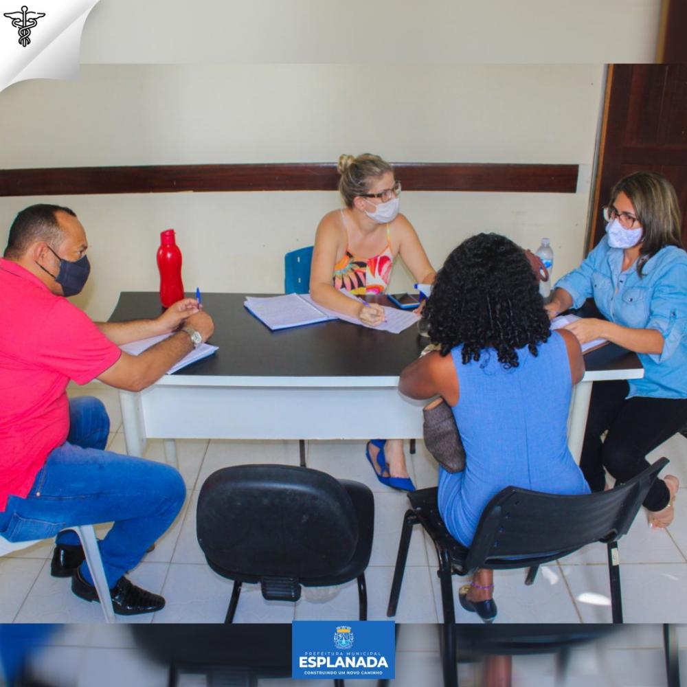 Defensoria Pública participa de reunião com equipe de Saúde em Esplanada
