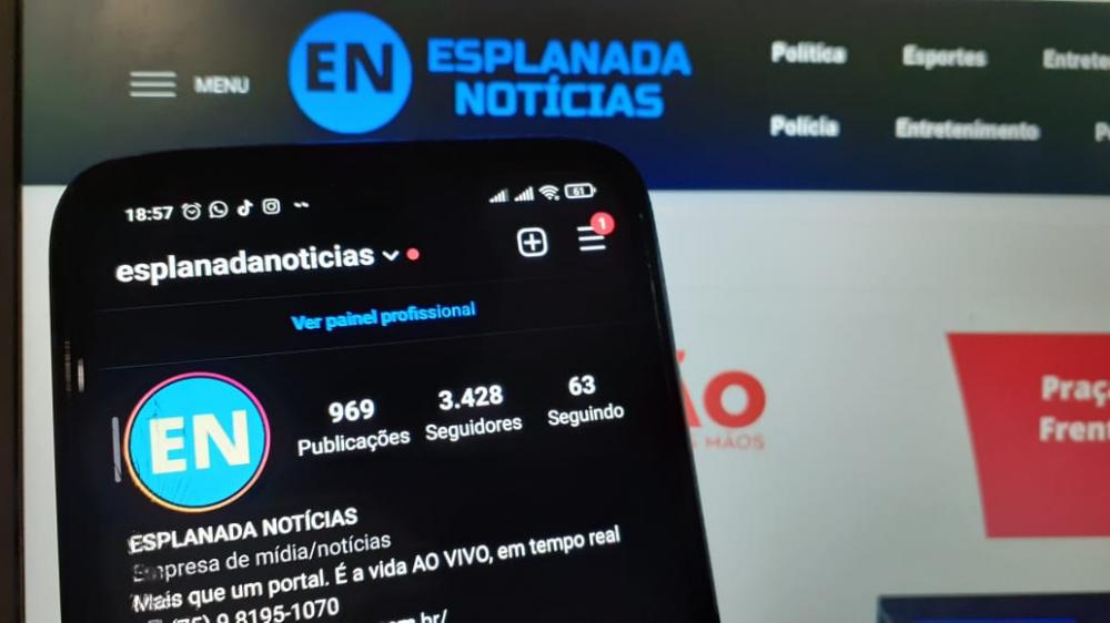 Esplanada Notícias fecha semestre com mais de 1 milhão de visualizações