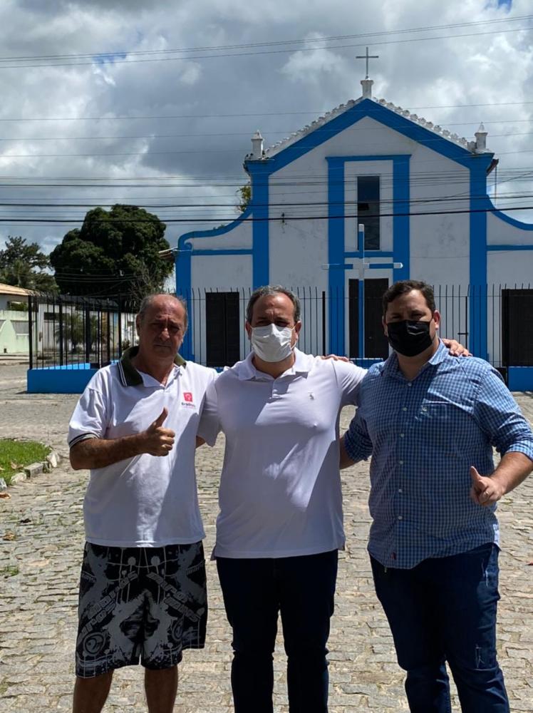 Vereador André de Dongo recebe visita do chefe de gabinete do Ministro da cidadania João Roma em Esplanada
