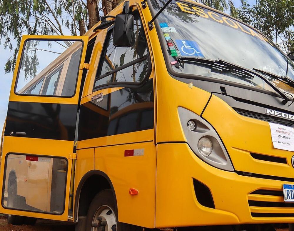 Alunos da rede estadual de Esplanada terão transporte escolar disponível em Setembro