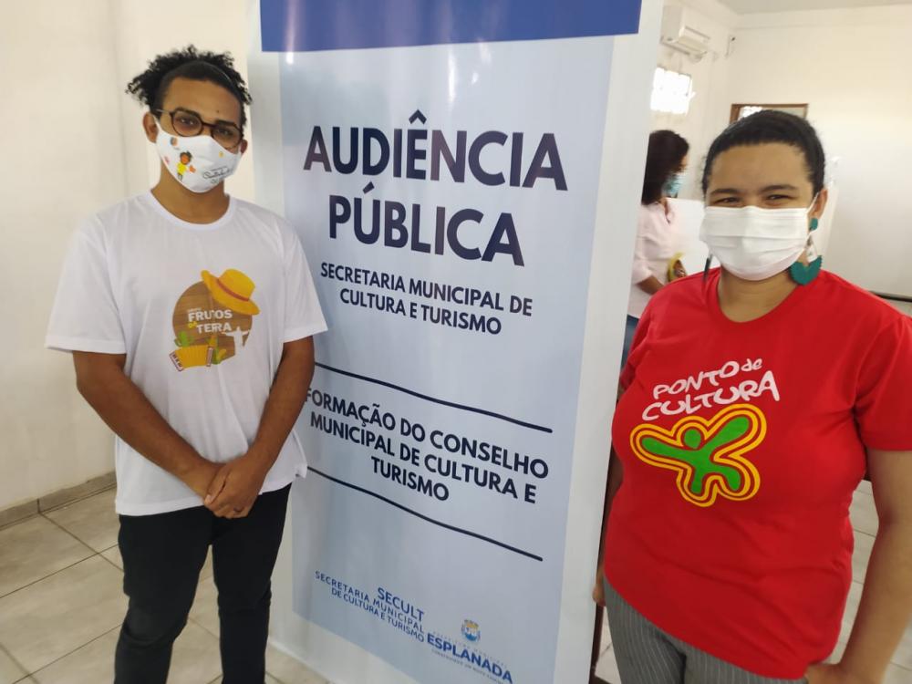 Mesmo sem ser convidados Grupo Frutos da Terra participa de eleição do Conselho de Cultura e Turismo de Esplanada 