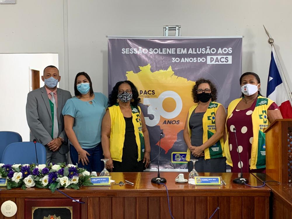 Sessão solene marca 30 anos dos Agentes Comunitários de Saúde na Câmara de Esplanada